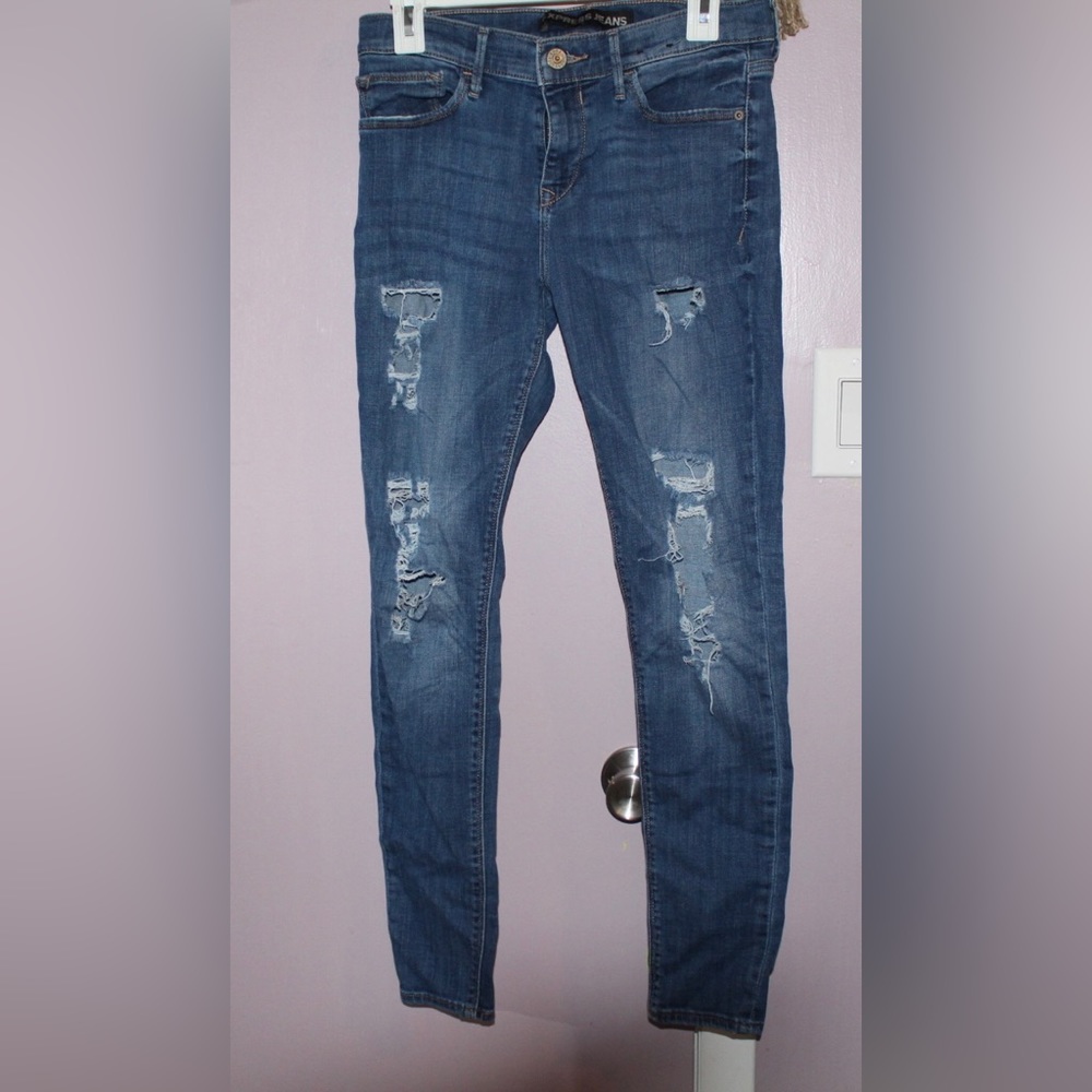 Express Legging Mid Rise Jeans